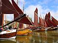 Althäger Fischerregatta - Zeesenboote im Althäger Hafen