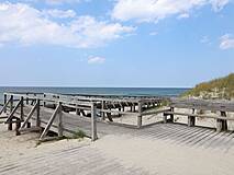 Ahrenshoop Strandübergang 4 - Plattform mit Sitzgelegenheiten