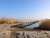 Bodden - Badestelle Born a. Darß im Winter