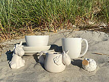 Keramik bemalen - Geschirr und Figuren