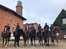 Reittouristik Angelika Bergmann Prerow - Ausritt zum Leuchtturm Darßer Ort