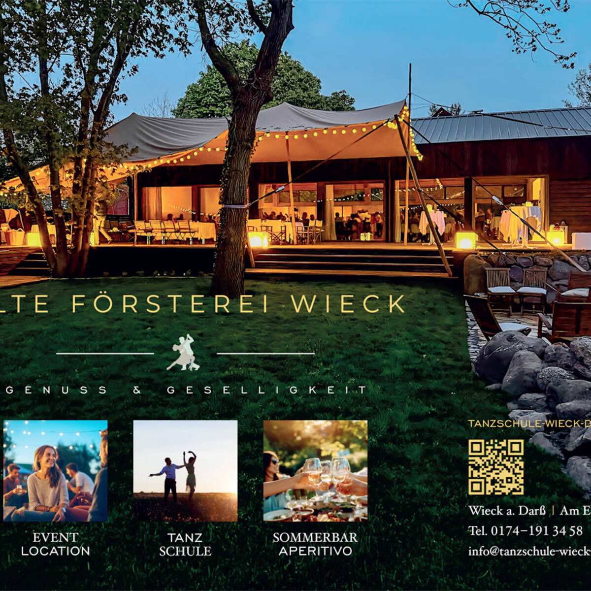 Flyer Tanzschule Alte Försterei Wieck