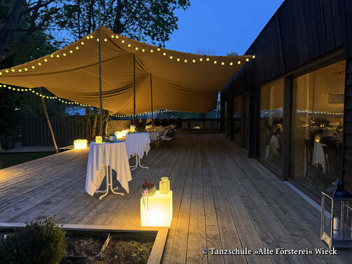 Tanzschule »Alte Försterei« in Wieck a. Darß - Terrasse
