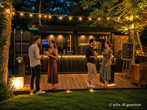 Tanzschule »Alte Försterei« in Wieck a. Darß - Sommerbar »Aperitivo« 