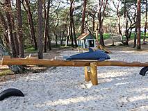 Spielplatz im Küstenwald Dierhagen - Wippe