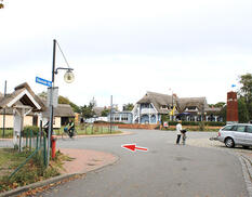 Fahrrad- und Reitweg am Bodden