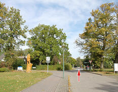 Fahrrad- und Reitweg am Bodden
