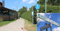 Ribnitzer Moor-Tour - Weg Richtung Dierhäger Hafen