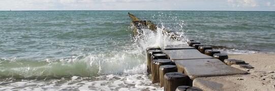 Küstenschutzmaßnahme - Buhnen