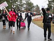 Umzug vor dem Fastnachtstonnenabschlagen 2017