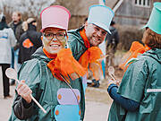 Umzug vor dem Fastnachtstonnenabschlagen 2022