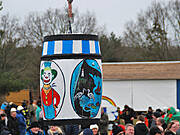 Borner Fastnachtstonnenabschlagen zu fuß 2016