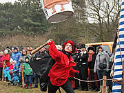 Borner Fastnachtstonnenabschlagen zu fuß 2017