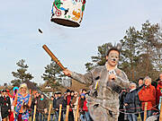 Borner Fastnachtstonnenabschlagen zu fuß 2019
