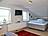 Ferienwohnung Kranichblick - Schlafbereich mit Doppelbett