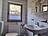 Bad mit Dusche und WC