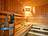 Sauna mit Farblichgerät