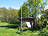 Grundstück mit Wiese - Blick von der Terrasse
