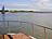 Hausboot Svanhus - überdachte Terrasse
