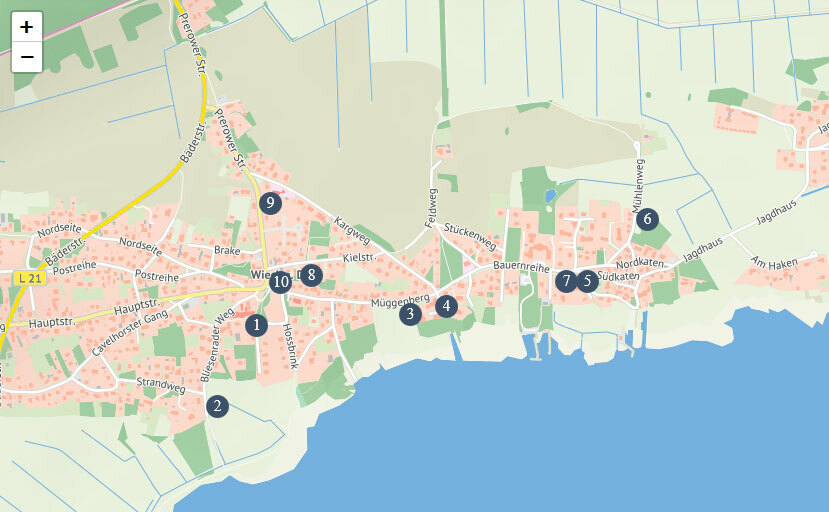 Karte Borner Kulturstrat