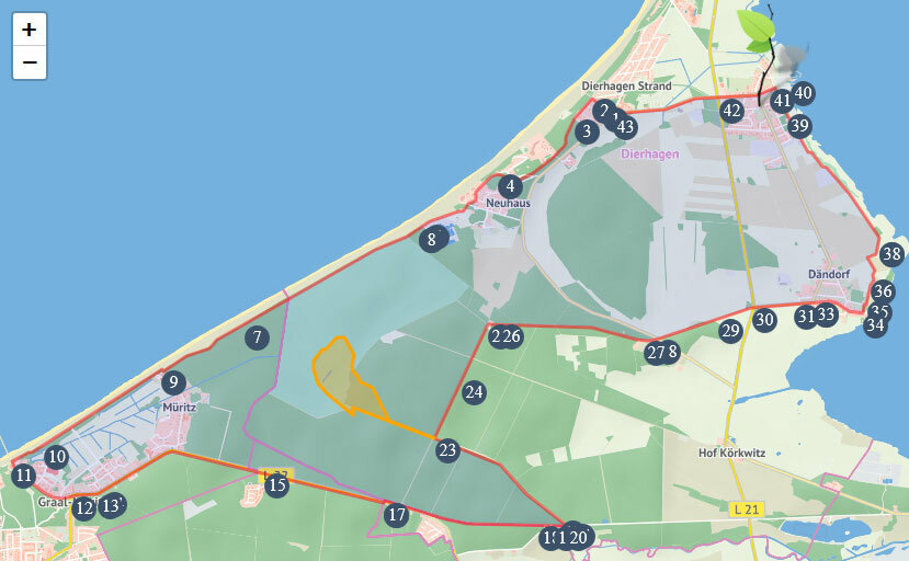 Fahrradtour: Ribnitzer Moor Tour