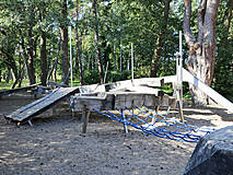 Spielplatz Hauptübergang Prerow - Kletternetz
