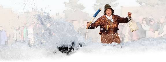 Borner Fastnachtstonnenabschlagen zu Fuß