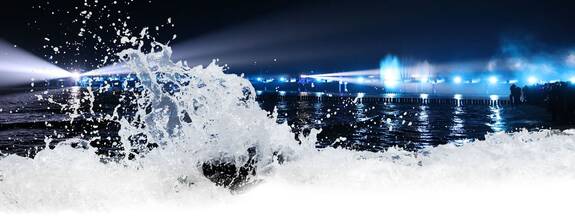 "Lichtertanz der Elemente" Zingst