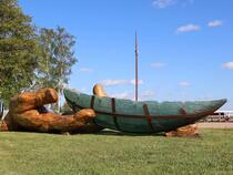 Wanderausstellung GlasArche 3 - 2020 im Wiecker Hafen