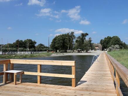 Hafen Wieck a. Darß - Badesteg & Badestelle