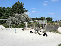 Spielplatz am Hafen / Badestelle in Wieck a. Darß