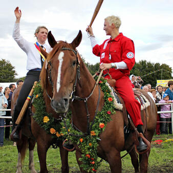 Jubiläumstonnenabschlagen - Siegerin