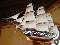 Modellschiff Fischlandkirche Wustrow