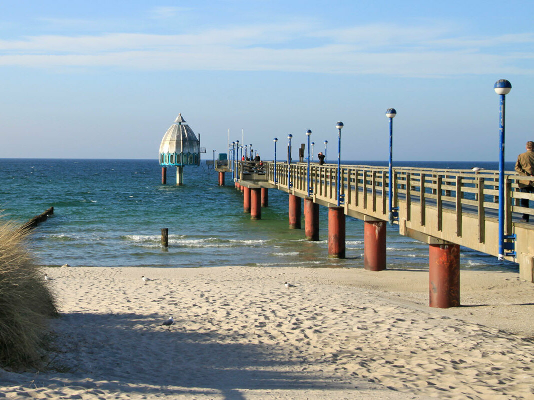 Seebrücken Fischland-Darß-Zingst: Seebrücke Zingst