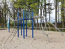 Spielplatz in Zingst, am Deich / Seebrücke - Kletterparkour