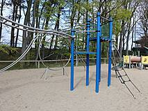 Spielplatz in Zingst, am Deich / Seebrücke - Kletterparkour