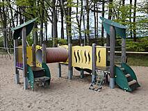 Spielplatz in Zingst, am Deich / Seebrücke - Spielturm