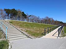 Behindertenfreundlicher Zugang zum Deich am Strandaufgang 25 in Zingst