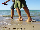 Wassertreten in der Ostsee mit dem Kneipp-Verein Prerow e.V.